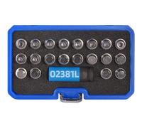 SW-Stahl 02381L Kit de démontage d'écrous de jante 21 pièces I Convient pour BMW I Adaptateur d'antivol de jante I Outil de desserrage de verrouillage de roue I Outil de démontage I Outil de démontage