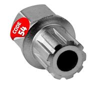 SW Stahl 02382L-4 Adaptateur VW 54 pour Boulons de Roue Antivol | Douille de remplacement pour vis de jantes, compatible avec VW, dimensions 31 x 20 x 20 mm, poids de 0,044 kg
