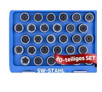 SW-Stahl 02385L 30 Pièces Verrouillage de la Jante Démontage Lot Adaptateur pour