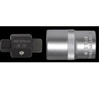 SW-Stahl 03000SB Insert pour service d'huile, Renault/Peugeot, 8 et 10 mm, 4 pans