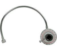 SW-Stahl 03916L Appareil de mesure de l'angle de rotation 1/2 pouce I Pied magnétique flexible I Plage de mesure 0° - 360° I Carré d'entraînement : 12,5 mm 1/2 pouce