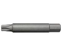 SW-Stahl 05257L-T50 Embout de tournevis 3/8, profil en T, T50, long I Embout de tournevis 75 mm I Embout pour cliquet 3/8" I Douille longue I Tige ronde Voiture