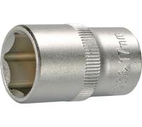SW-Stahl 05409L Douille, entraînement 6,3 mm (1/4 pouce), ouverture de clé 10 mm, six pans, en chrome-vanadium