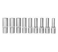 SW STAHL Douilles, 1/2", profil E, E10-E24, profondes, 9 pièces 05680L