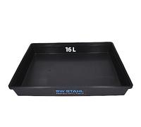 SW-Stahl 07376L Bac collecteur universel en plastique 56 x 43 x 8,5 cm Capacité 16 l Fabriqué en Allemagne
