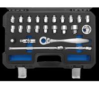 SW-Stahl 07625L Jeu de clé à douille