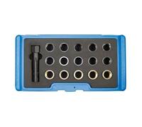 SW-Stahl 10610L Kit de réparation pour Filetage de Bougie d'allumage, 16 pièces I Kit de réparation de Filetage de Bougie d'allumage M14 x 1,25 I Kit d'outils en Alliage d'acier I Insert fileté de