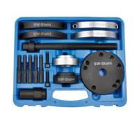 SW-Stahl 301050L Jeu d'outils pour roulements compacts 16 pièces I Outillage automobile VAG I Jeu d'outils automobile pour le montage et le démontage des unités de roulements
