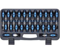 SW-Stahl 32160L Jeu d'Outils de Déverrouillage Électrique, 23 Pièces | Coffret universel pour connecteurs ABS, radio et climatisation, idéal pour contacts plats ou ronds de véhicules