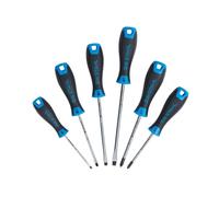SW-Stahl 32810L Jeu de 6 tournevis cruciformes et fendues I Tournevis cruciforme PH