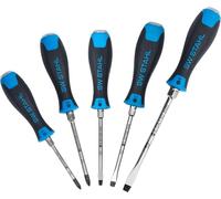 SW-Stahl 32816L Jeu de tournevis anti-choc 5 pièces I Fente & Croix I Jeu d'outils de vissage