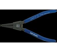 SW-Stahl 41301L Pince à circlips 175 mm, droite, extérieure I Pince à circlips pour circlips extérieurs selon la norme DIN 5254 I Pince de montage avec revêtement par immersion