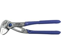 SW-Stahl 41718L Pince à pompe à eau 180 mm I Pince à pompe à eau avec bouton-poussoir I Pince pour tuyaux d'eau avec protection de serrage I Micro-grain I Pince pour tuyaux Mâchoires à double denture 