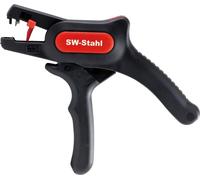 SW-Stahl 42420L Pince à dénuder automatique I auto-réglable pour câbles de 0,2 à 6 mm² Pince à dénuder I Coupe-câble jusqu'à 2 mm de diamètre I Extracteur d'isolation de câble I Outil de dénudage de c