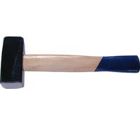 SW-Stahl 50203L Marteau-pilon 1500g I Marteau-pilon forgé avec manche en bois I Marteau-pilon 1,5kg poids de la tête I Marteau de tailleur de pierre petit I Marteau lourd 1500g