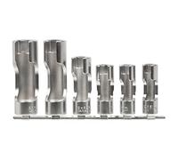 Douilles à douille, 3/8 pouce, 10-19 mm, ouvertes, 6 pièces, acier 01482L SW