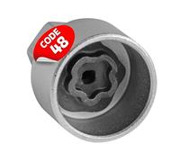 SW-Stahl 02384L-8 Adaptateur de verrou de jante 48 I adapté pour BMW I démontage de verrou de jante I outil de démontage de verrou de jante I extracteur de verrou de jante I clé de sécurité de jante