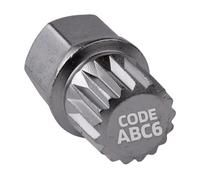 SW-Stahl 02382L-19 Adaptateur d'antivol de jante ABC6 I Convient pour VW I Déverrouillage des serrures de jante I Outil de démontage I Outil de démontage I Extracteur d'antivol de jante I Clé de