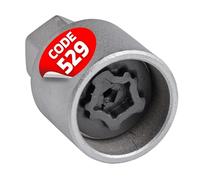 SW Stahl Adaptateur VW 529 02383L-9 - Douille d'Extraction de Sécurité | Outil spécial premium de 43mm pour écrous de roue, compatible avec VW série 02383L, poids plume de 0,13 kg en acier robuste