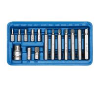 SW STAHL Assortiment d'embouts, 3/8", six pans creux, 15 pièces 04920L