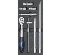 SW-Stahl Assortiment pour servante d'atelier liquet 1/2" avec