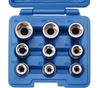 SW STAHL Douilles, 1/2", profil E, E10-E24, 9 pièces 04435L