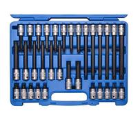 SW STAHL Douilles à visser, 1/2", profil en T, T20-T70, 32 pièces 04423L