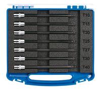 SW STAHL Douilles à visser, 1/4", profil en T T10-T40, tête sphérique, 7 pces. 05450L