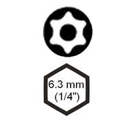 SW STAHL Embout de tournevis, 1/4", profil TR, T9 TBM/4-T9