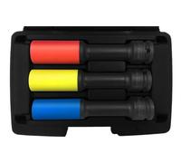SW Stahl Jeu de 3 Douilles pour Écrous de Roue, 1/2 Pouce, 17/19/21 mm
