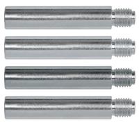 SW STAHL Jeu de boulons de guidage de frein, pour Audi/pour Seat/pour VW, 4 pièces 01478L