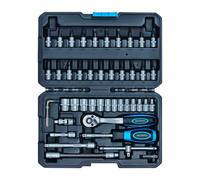 SW-Stahl Jeu de clés à douilles, 1/4", 48 pièces 07748L
