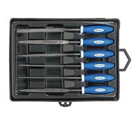 SW STAHL Jeu de limes à clés, 6 pièces 93706SB