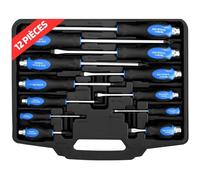 SW STAHL Jeu de tournevis, résistant aux chocs, à fente+croix, 12 pièces S7891