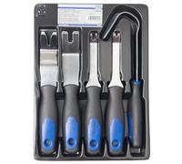 SW-Stahl Jeu d'Extracteurs de Clips, 5 Pièces, Outils de Garniture Inox