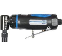 SW-Stahl S3265 Ponceuse à tige pneumatique I Raccord d'air comprimé 1/4 pouce y compris raccord rapide I Coudé à 90° I 18.000 tr/min