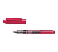 Pilot Pen Stylo-feutre 11636 V-Sign pointe moyenne 0,6 mm fibre polyester encre intense Rouge