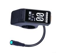 SW102 Écran HMI pour kit de moteur de vélo électrique compatible avec les entraînements Interface 5 broches Entrée 24 V 48 V