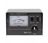 SW111 Compteur VSWR 100 W pour antennes radio CB, commutateurs avant et arrière, compteur analogique pour diagnostic d'antenne et de câble coaxial