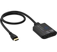 Sw211 Commutateur Hdmi 2.1 4K 120 Hz 2 En 1 Out Ou 1 In 2 Out Bi-Directionnel Avec Câble Hdmi Intégré, 8K, 48 Gbps, Répartiteur Hdmi, Prend En Charge Hdr, Vrr, Allm Et Dolby Vision[YIN4184000]