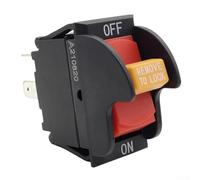 SW7B Interrupteur à bascule, 2 broches/4 broches, 20 A 125 V, remplacement robuste, pour outils électriques Delta pour câble Porter (2 broches)