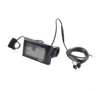 SW900 Panneau de compteur LCD pour vélo électrique avec compatibilité de tension 24 V à 72 V Affichage des données de conduite en temps réel et de l'alimentation de la batterie