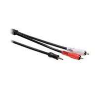 SWA2520W - Câble audio - mini-phone stereo 3.5 mm mâle pour RCA mâle - 3 m - blindé