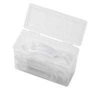 Swab Holder - Small Transparent Cotton Ball Container, Portable Hairpin Storage Box, Hygienic Countertop Organizer for Vanity, Bathroom Accessories, Dustproof Case