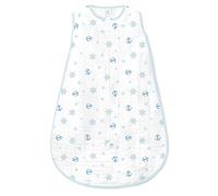 SwaddleDesigns Sac de couchage en mousseline de coton avec fermeture éclair 2 voies