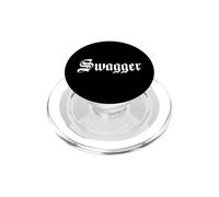Swagger Calligraphie Texte Funny Old School Type Graphic PopSockets PopGrip pour MagSafe