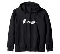 Swagger Calligraphie Texte Funny Old School Type Graphic Sweat à Capuche