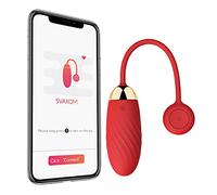Swakom Ella Oeuf Vibrant Rouge Seul ou Par Smatphone