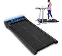Swalk Lite Walk Pad avec LED Interactive - jusqu'à 6 km/h - idéal pour Le Bureau à Domicile - avec 1 an d'App STL Incluse - Marque de qualité Allemande - Peu encombrant - Poids jusqu'à 120 kg