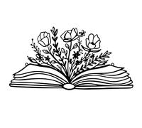 SwallowLiving Panneau décoratif en métal noir pour bibliothèque, salle de lecture, 35,6 x 17,8 cm